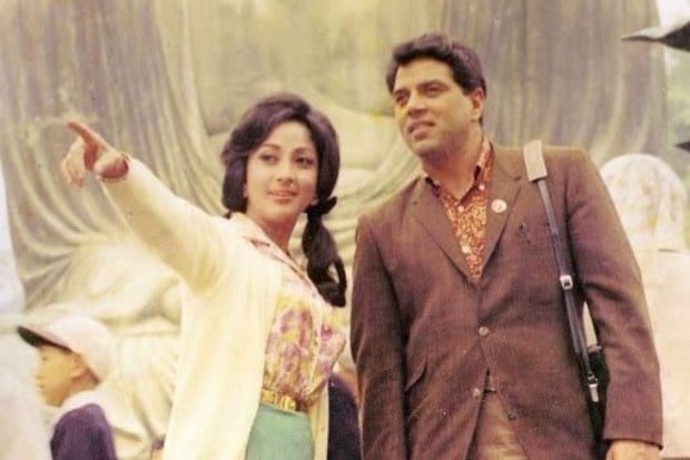 Aankhen (1968)Dharmendra's next groundbreaking role was in a spy thriller called Aankhen which saw him as a Bond-esque character named Sunil. Stylish and sly, the film was the most profitable Hindi feature of 1968 in India as per Boxoffice.com. (Image source: Pinterest)