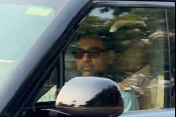 Dharmendra's nephew Abhay Deol was seen earlier in the day, making his way to the venue where the prayer meet was held. (Image source: X)