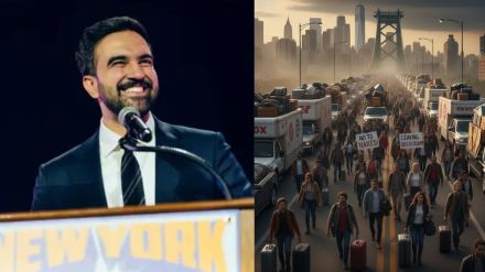 One million New Yorkers preparing to flee NYC as polls predict Zohran Mamdani win