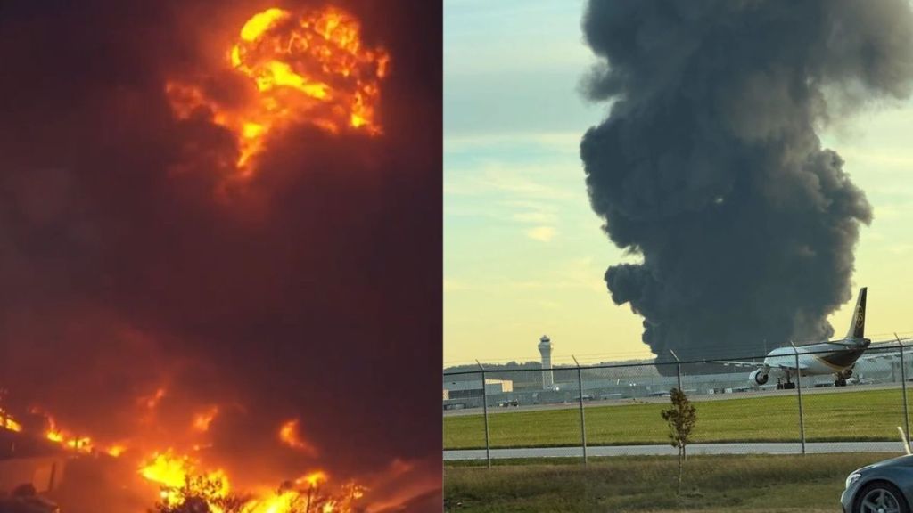 Watch: At least 12 killed as UPS plane flips and explodes into a fireball at Kentucky airport Watch: At least 12 killed as UPS plane flips and explodes into a fireball at Kentucky airport