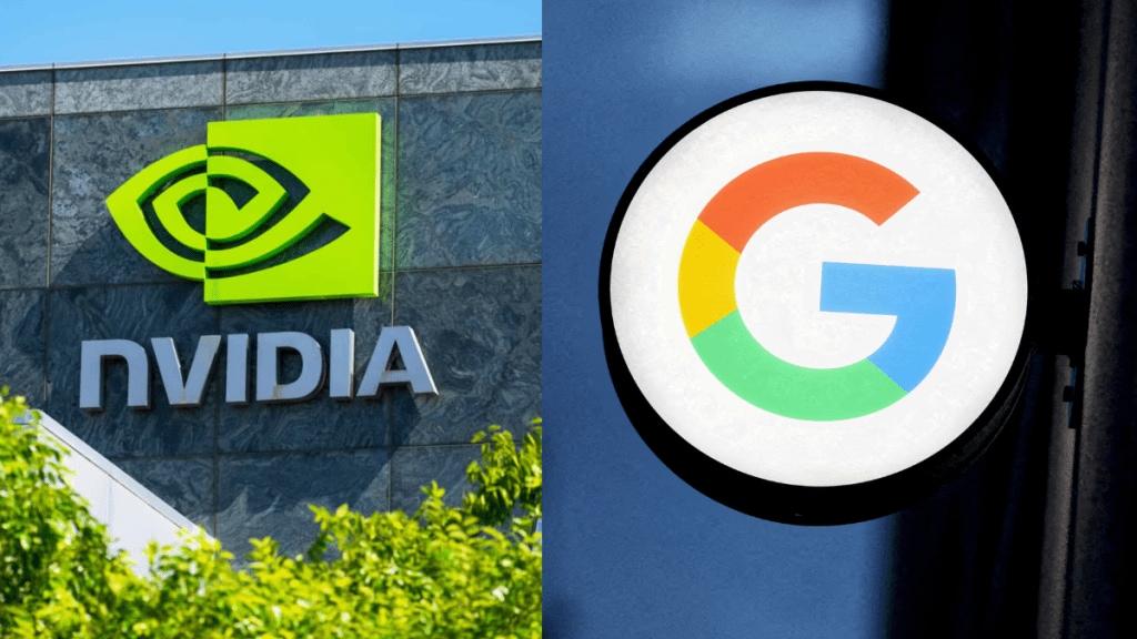 Google races toward a $4 trillion valuation as Nvidia shares slide. All you need to know