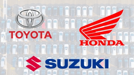 Toyota, Honda, Suzuki bet big on India amid shift from China (Source: Canva) Toyota, Honda, Suzuki bet big on India amid shift from China (Source: Canva)