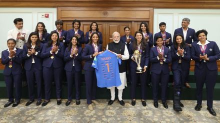 Vice Captain Smriti Mandhana said the PM had motivated them and has been an inspiration for all of them. Vice Captain Smriti Mandhana said the PM had motivated them and has been an inspiration for all of them.