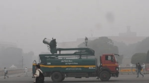 Delhi pollution: Skyline shrouded in smog as authorities clarify GRAP-4 status, with Stage-3 measures still in force.