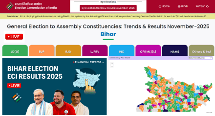 ECI Vote Counting LIVE | Bihar Election 2025 Live Result on eci.gov.in, results.eci.gov.in