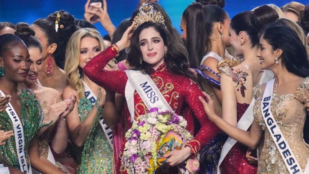 Miss Mexico Fatima Bosch was just crowned Miss Universe 2025 despite walking out of the competition. (Image source: AP Photo)