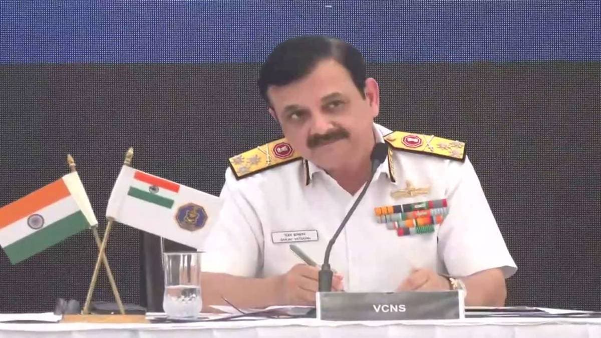 Navy Vice Chief Vice Admiral Sanjay Vatsayan