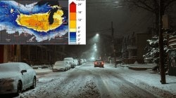 Post-Thanksgiving travel: 46 million in US under storm alerts – see regions with dangerous roads over Sat–Sun