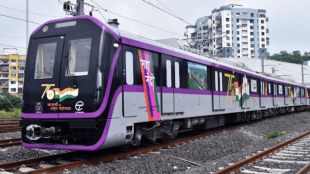 Pune Metro Phase‑2 Lines 4 and 4A route map showing 28 elevated stations across the city.