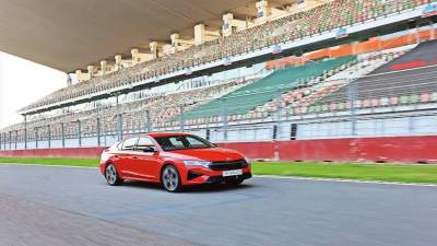 A sports car or a fast sedan