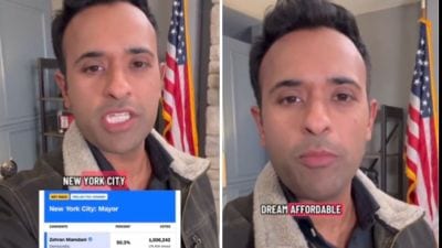 Vivek Ramaswamy reacts to Zohran Mamdani’s win, calls for end to ‘identity politics’