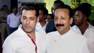 Then Congress leader Baba Siddique with actor Salman Khan during an Iftar party in 2017. Anmol Bishnoi was the primary accused in several high-profile cases including the murder Baba Siddique and the firing incident outside the home of actor Salman Khan.(Photo: PTI)