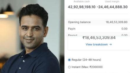 Investor alleges Zerodha blocked Rs 5 crore withdrawal, Nithin Kamath responds Investor alleges Zerodha blocked Rs 5 crore withdrawal, Nithin Kamath responds