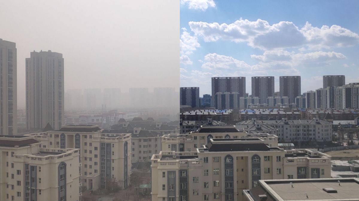 Beijing air pollution transformation