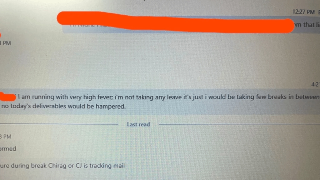 When a Reddit user informed his manager about his health condition, she allegedly assigned him “more responsibilities”. When a Reddit user informed his manager about his health condition, she allegedly assigned him “more responsibilities”.
