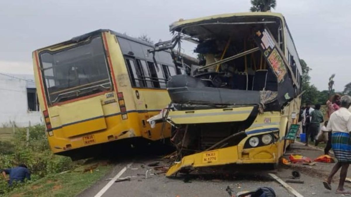 Tamil Nadu buses collision: 7 dead, 40 injured in head-on collision of ...
