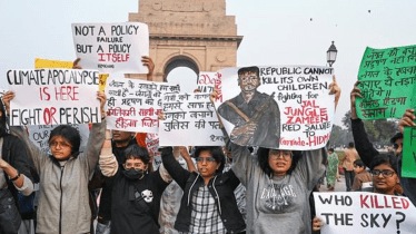 Delhi Police have arrested over 15 people who were staging a protest at India Gate against the rising pollution levels after some of the protestors used chilli spray against the cops.
