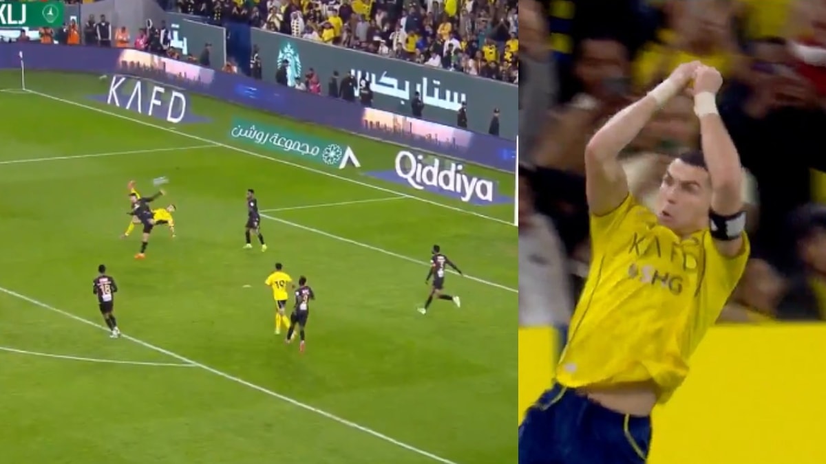 Cristiano Ronaldo shines at 40 with famous bicycle kick in Al Nassr’s 3-1 triumph | Watch