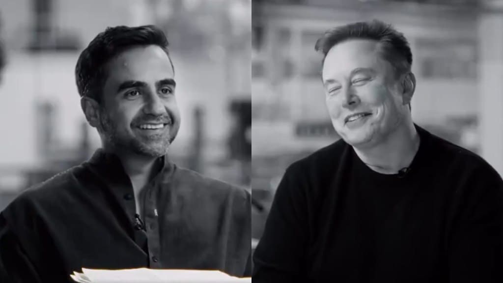 Nikhil Kamath's video with Elon Musk isn’t AI - check how and when to watch podcast for Rs 500
