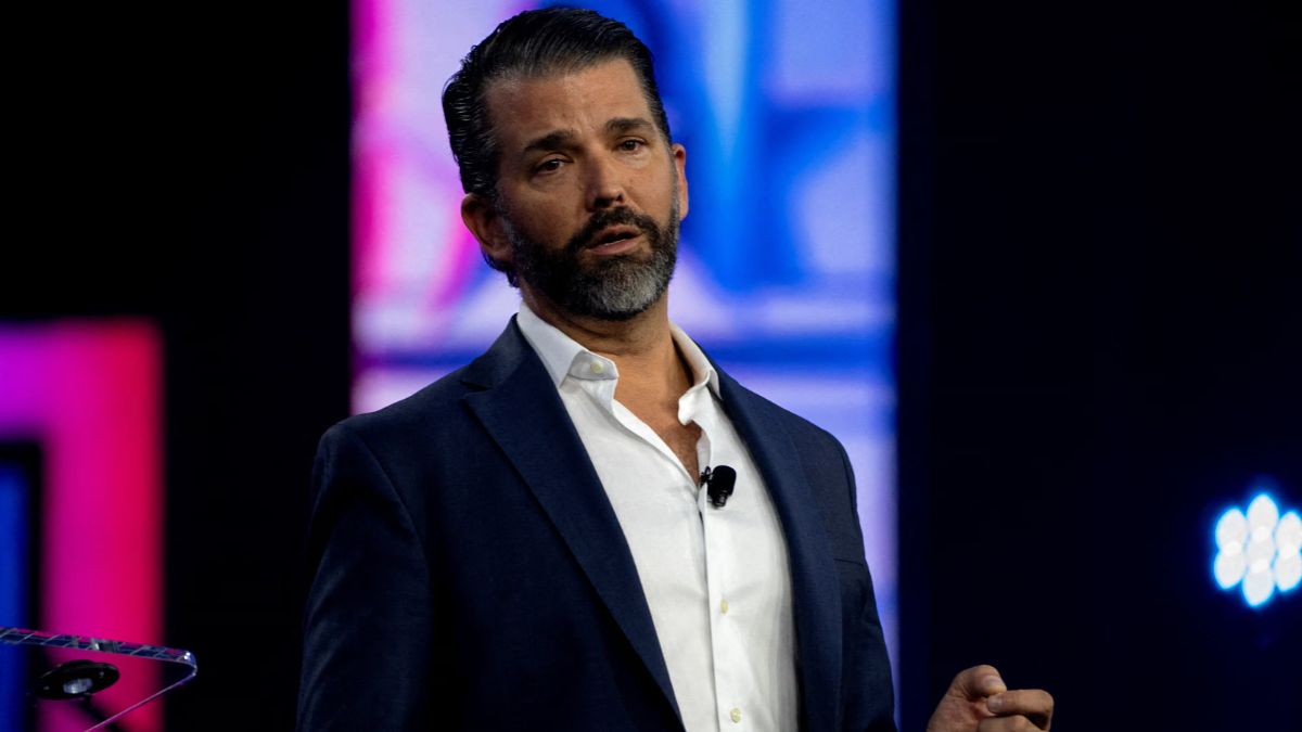 Donald Trump Jr's net worth soared by $50 million from the past year. (Image: Reuters)