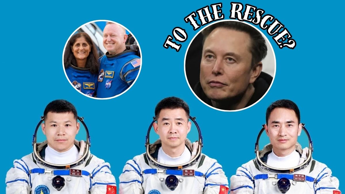 ELon Musk rescue - CHinese astronauts