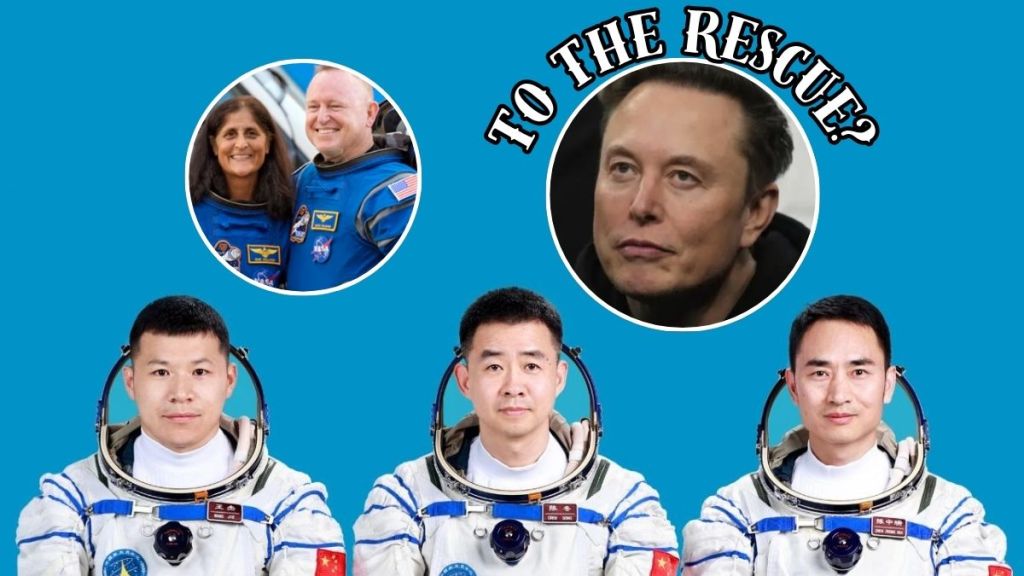 ELon Musk rescue - CHinese astronauts ELon Musk rescue - CHinese astronauts