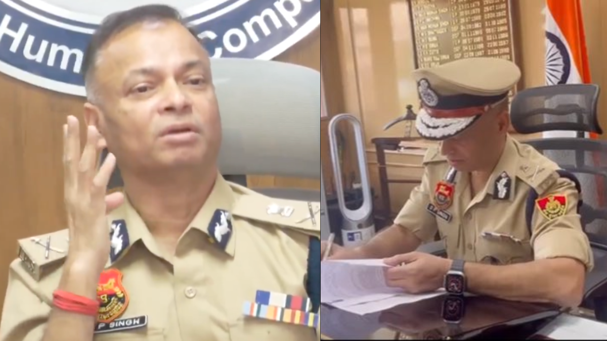 Haryana DGP OP Singh took a dig at Thar and Bullet owners, calling them “rogue elements”, asking, “How can we let them go?” Haryana DGP OP Singh took a dig at Thar and Bullet owners, calling them “rogue elements”, asking, “How can we let them go?”