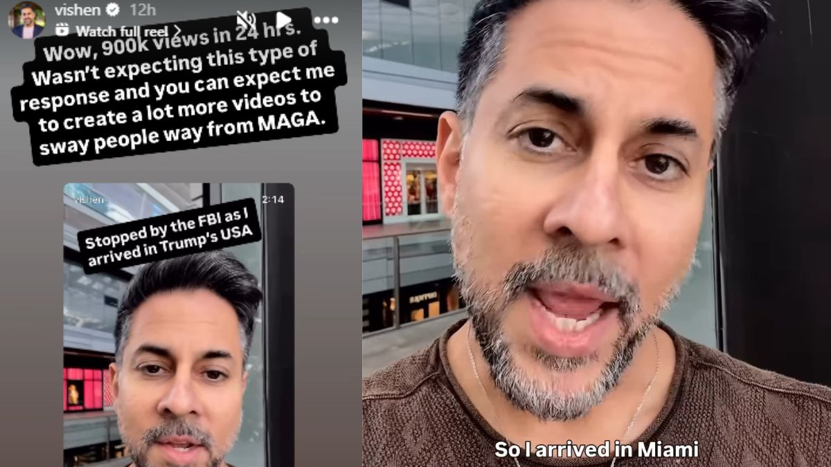 Indian-origin CEO Vishen Lakhiani Miami airport