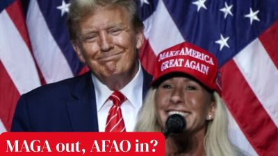 What is ‘AFAO’? Marjorie Taylor Greene mounts calls for MAGA replacement amid Trump split