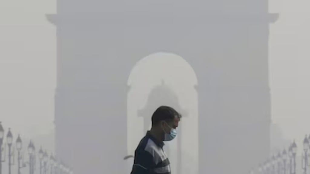 Delhi chokes at ‘very poor’ AQI levels Delhi chokes at ‘very poor’ AQI levels