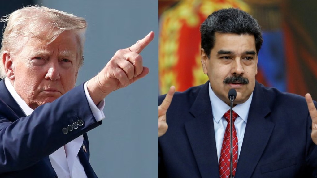 US President Donald Trump and Venezuelan President Nicolas Maduro (Image source: Reuters)