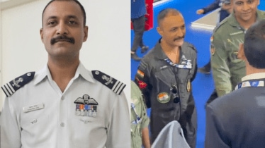 In the now-viral video taken before the Tejas fighter jet crash, Wg Cdr Namansh Syal can be seen interacting with dignitaries and later posing for a group photograph at Dubai Air Show.