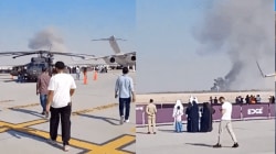 ‘Pakistani journalist’ laughs while recording Tejas crash at Dubai Air Show, Internet furious