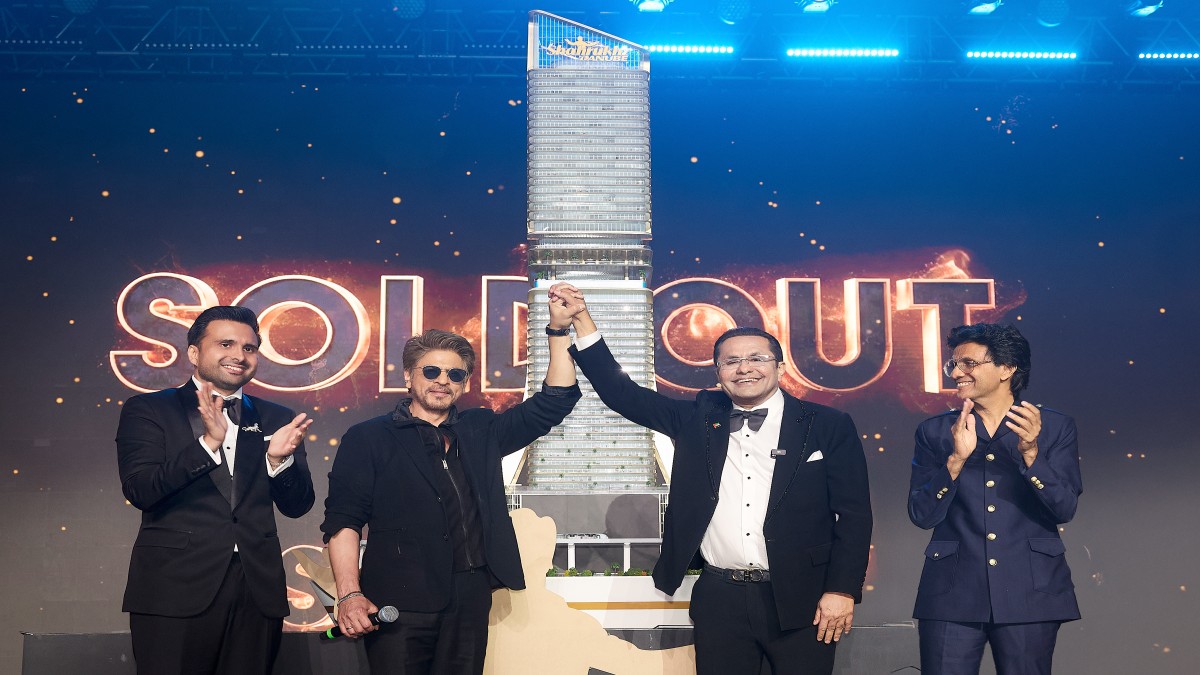 Shah Rukh Khan Launches 'SHAHRUKHZ' Tower in Dubai Shah Rukh Khan Launches 'SHAHRUKHZ' Tower in Dubai