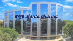 A technical analysis chart of Ajanta Pharma stock showing the 17 percent upside potential toward the 3,145 target price set by Motilal Oswal.