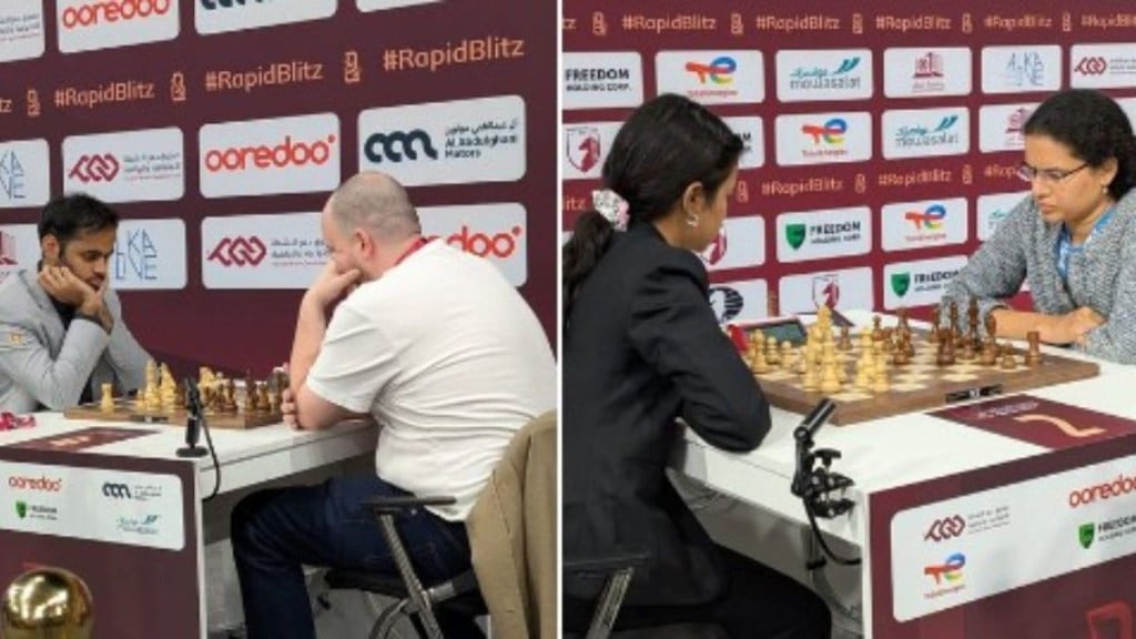 Arjun Erigaisi and Koneru Humpy clinched the bronze medals at the 2025 FIDE World Rapid Chess Championship. Arjun Erigaisi and Koneru Humpy clinched the bronze medals at the 2025 FIDE World Rapid Chess Championship.