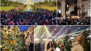 Christmas celebrations across the world in images