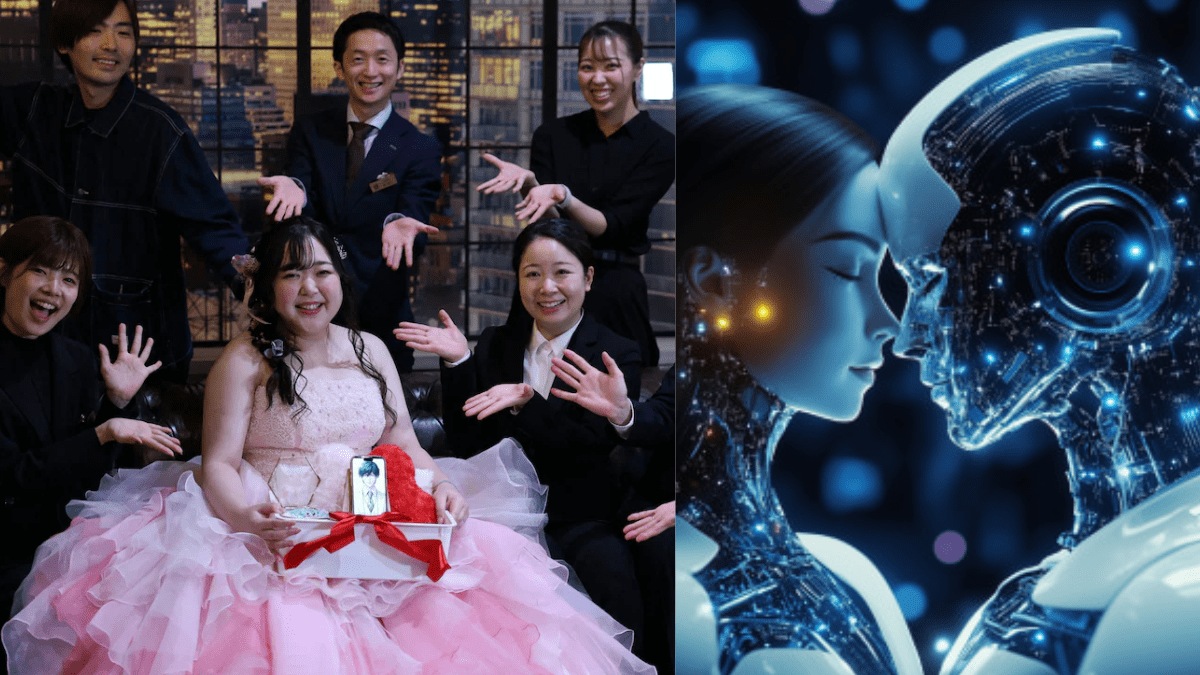 Love in the age of algorithms: Inside a wedding between a Japanese woman and AI groom