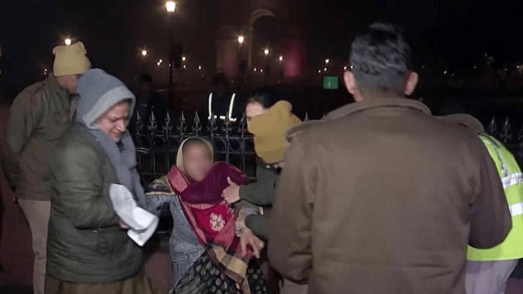 Delhi Police detain the mother of Unnao rape case victim as she protests at India Gate in New Delhi on December 23, 2025 against the Delhi High Court order suspending the sentence of case convict Kuldeep Singh Sengar. Delhi Police detain the mother of Unnao rape case victim as she protests at India Gate in New Delhi on December 23, 2025 against the Delhi High Court order suspending the sentence of case convict Kuldeep Singh Sengar.