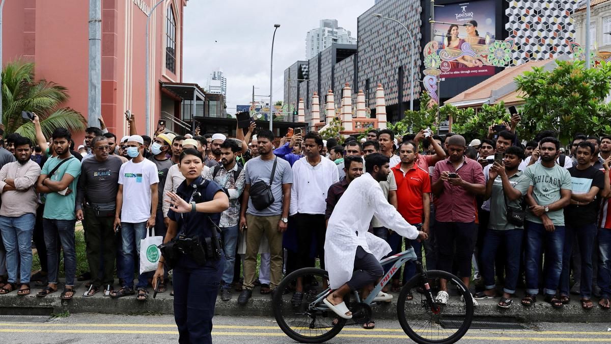 Police said his body was tied to a tree and set on fire. Seven people have been arrested in connection with the incident.
