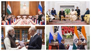 Putin's two day visit in pictures.