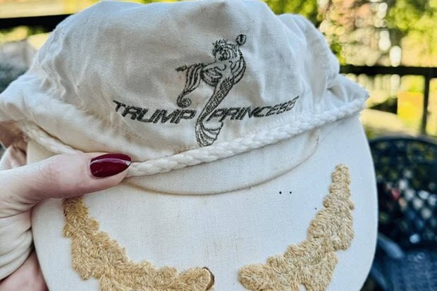 A cap that has a reading of “Trump Princess” appears in the file release. (Photo source: DOJ).
