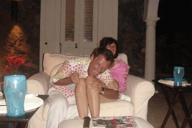 French model Jean-Luc Brunel, along with Ghislaine Maxwell in the released materials. (Photo source: DOJ).