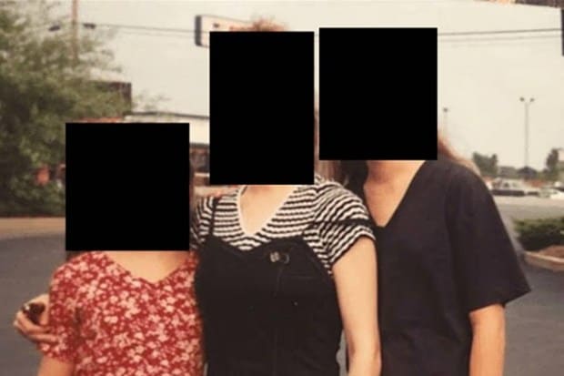 One of the newly released photos features young girls, with identities obscured. (Photo source: DOJ).