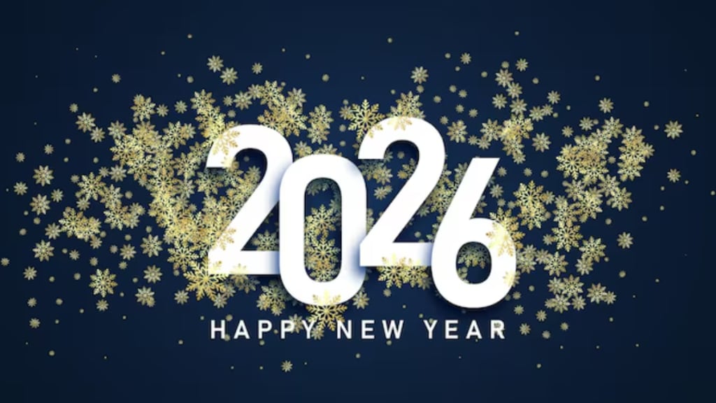 Happy New Year 2026: 40+ wishes, messages, SMS, qoutes, status, greetings card, wallpapers, Photos and Pics