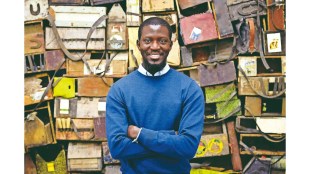 Everywhere in the world can be the studio— the marketplace, the stadium, the railway station, the bridge, everywhere, says artist Ibrahim Mahama