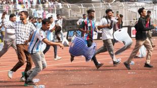 Lionel Messi India tour, Messi Kolkata event, Messi Salt Lake Stadium chaos, Messi India visit controversy, Kolkata Messi event mismanagement, West Bengal Sports Minister resignation, Aroop Biswas resignation, Aroop Biswas Messi event, Bengal Sports Minister offers to resign, Mamata Banerjee Messi event response, Salt Lake Stadium crowd chaos, Kolkata stadium mismanagement, Messi event crowd trouble, Bottle throwing at Salt Lake Stadium, Vandalism at Messi Kolkata event, West Bengal police show cause notice, DGP Rajeev Kumar show cause, Bidhannagar Police Commissioner notice, IPS officer suspended Bengal, Government action after Messi event, Messi fans angry Kolkata, Messi surrounded by security video, Messi India event viral videos, Fans protest at Messi event, Why did chaos break out at Messi event in Kolkata, Why Bengal Sports Minister offered resignation, What went wrong at Messi Salt Lake Stadium event, Messi event mismanagement explained, Police action after Messi Kolkata chaos