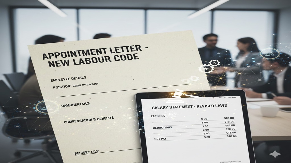 Your job appointment letter and salary slip are set to change with new labour laws — what to expect Your job appointment letter and salary slip are set to change with new labour laws — what to expect