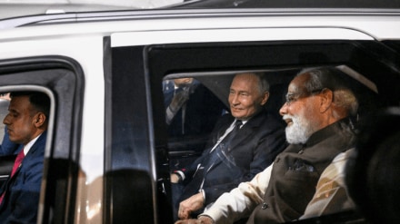 PM Modi and President Putin ride a white Toyota Fortuner in Delhi, bypassing the usual armoured SUV convoy.