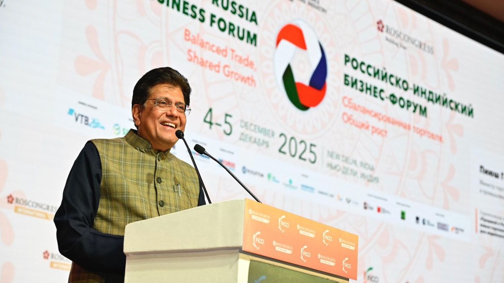 Piyush Goyal calls Russia India’s “Sukh Dukh Ka Saathi”, highlights USD 70B trade